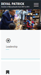 Mobile Screenshot of devalpatrick.com